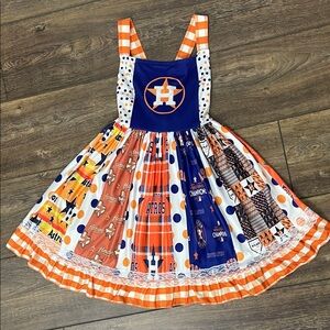 Girl’s Houston Astros Dress, Size 6/7